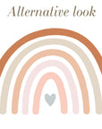 Rainbow Wall Sticker Drawn - With A Small Heart