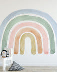 Rainbow Watercolour Wall Decal
