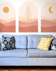 Boho Arch Wall Decal Set | Wall Art Decorations | Boho Wall Decal | Wall Sticker | Modern Wall Decor | Bedroom Decor | Wall Decorations