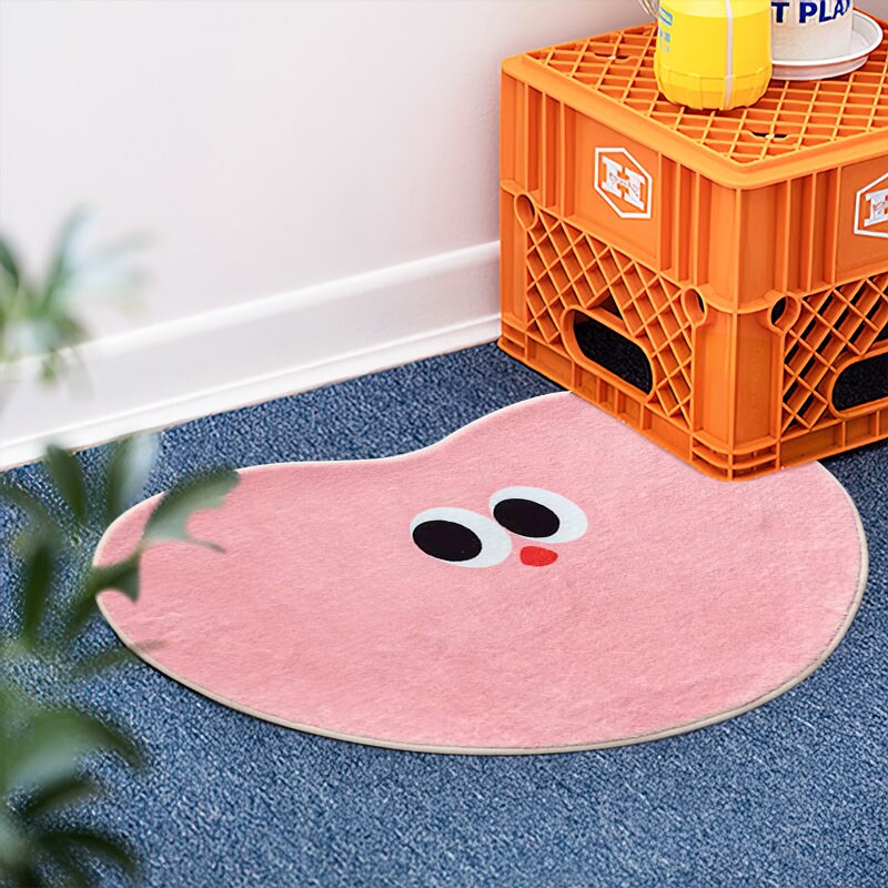 Funny Face Bath Mat Area Rug-4