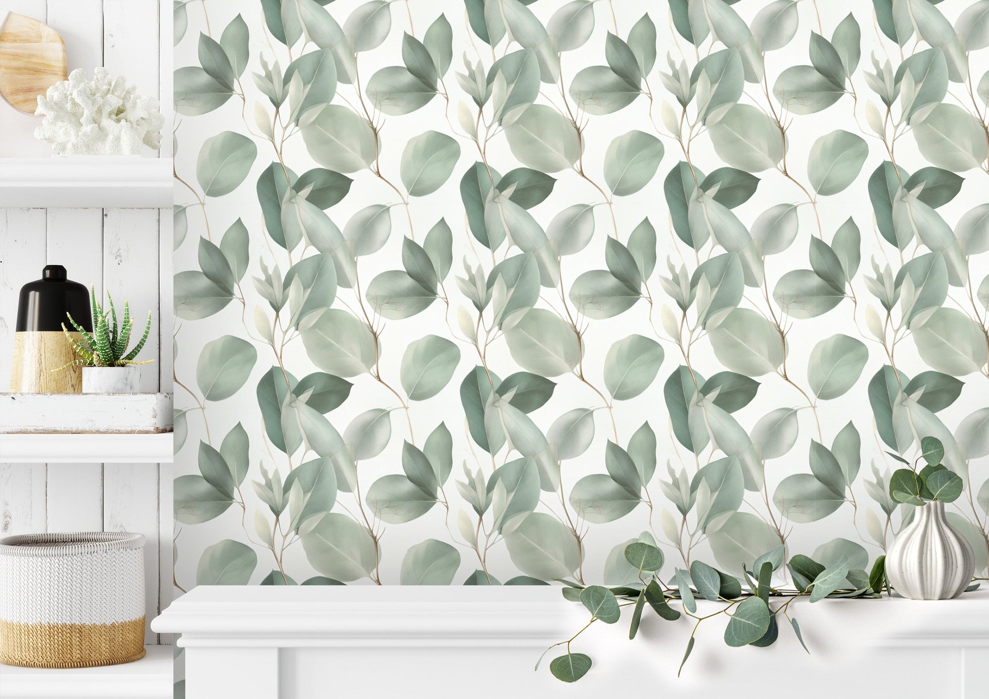 Green Eucalyptus Wallpaper