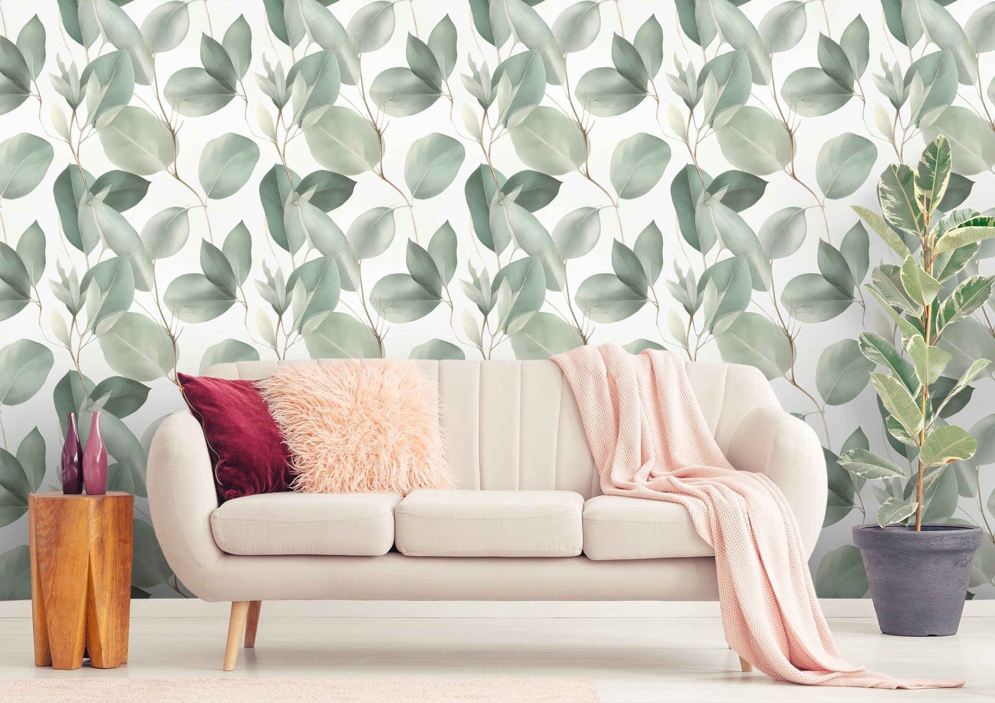 Green Eucalyptus Wallpaper