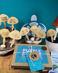 Mushroom Plant Stakes Gift Set