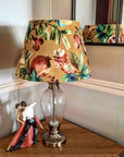 Mustard Fruta Fig Velvet Steep Empire Lampshade | Handmade Ceiling Light Shade | UK