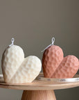 Handmade Large Heart Candle | Soy Wax Home Decor-0