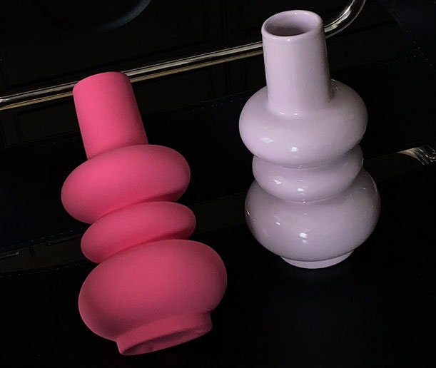 Geometric Ceramic Flower Vase-1