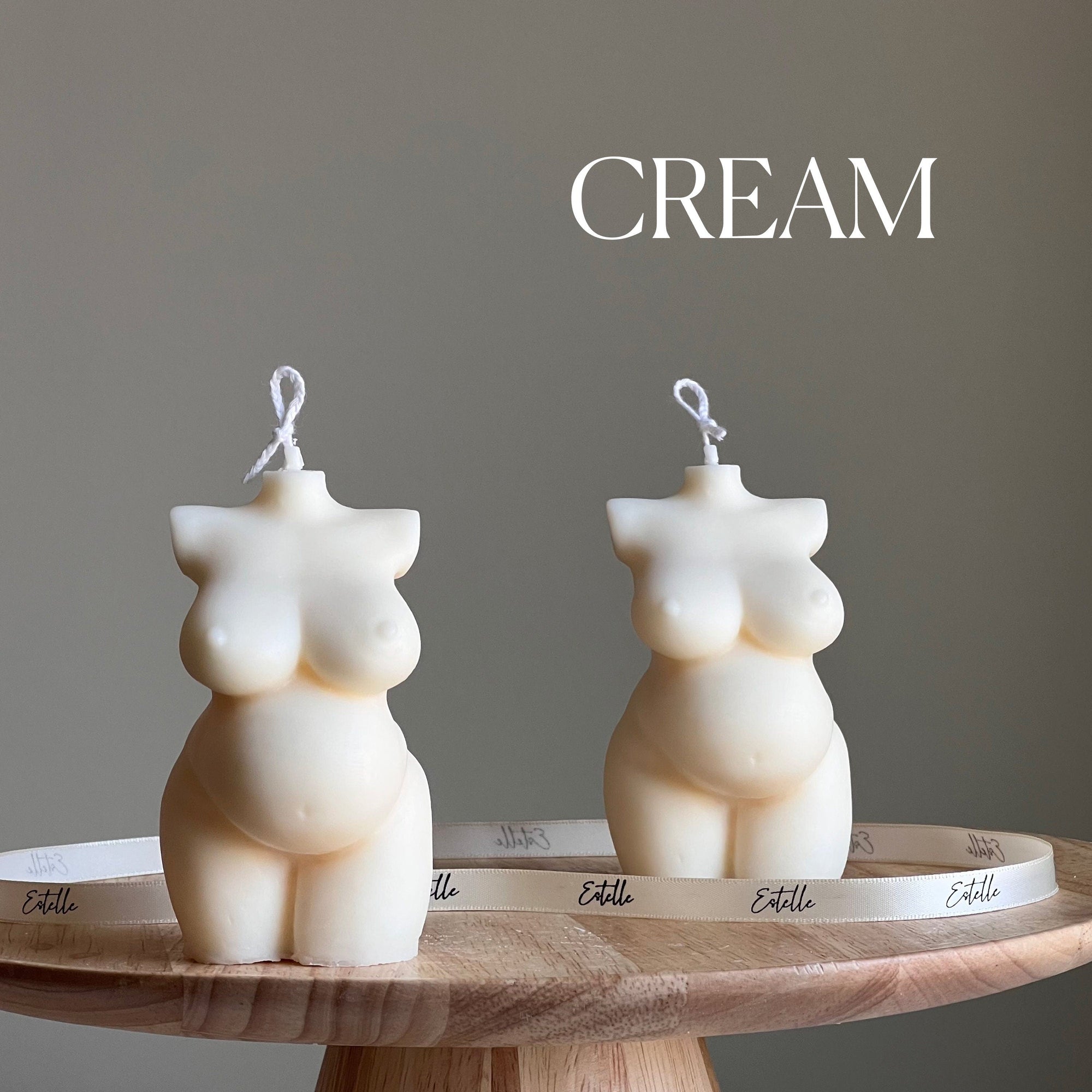 Curvy Female Form Soy Wax Candle: Plus Size Venus Goddess-2