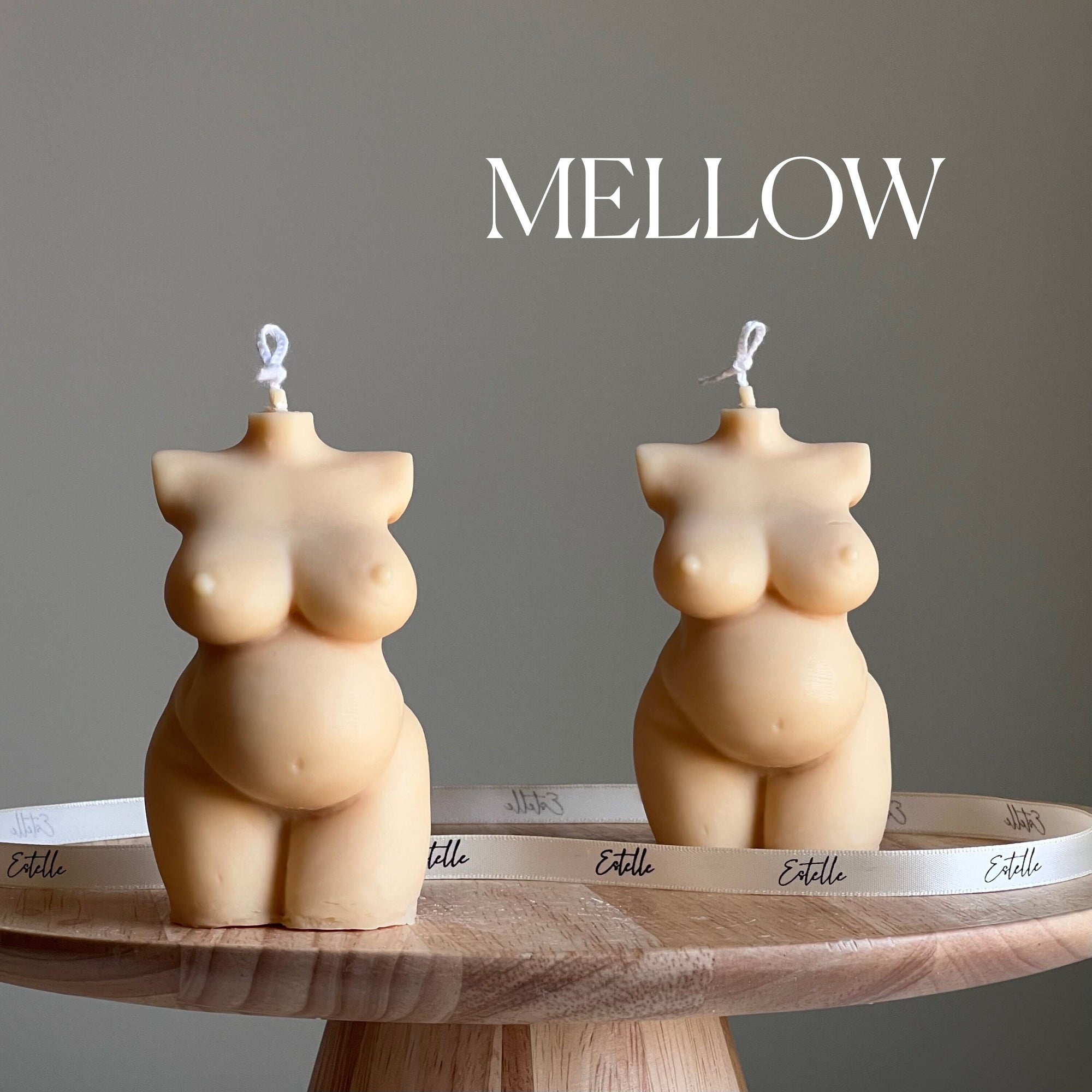 Curvy Female Form Soy Wax Candle: Plus Size Venus Goddess-3