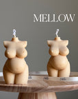 Curvy Female Form Soy Wax Candle: Plus Size Venus Goddess-3