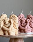 Mother Angel Soy Wax Candle: Hand-Poured Sculptural Gift-0