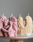 Mother Angel Soy Wax Candle: Hand-Poured Sculptural Gift-1