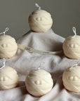Handmade Halloween Mummy Candle | Sculptural Soy Wax Candle-3