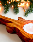 BUNDLE - Fruit Bowl, 2 Boards, 4 Leaf Dishes, Bread Cutting board, Rectangular Dish, Guitar Tealight