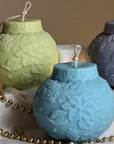 Large Christmas Bauble Soy Candle: Festive Handmade Decor-2