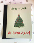 Chemis-tree chemistry cool quirky christmas science card