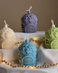 Acorn House Christmas Candle: Handmade Soy Festive Decor