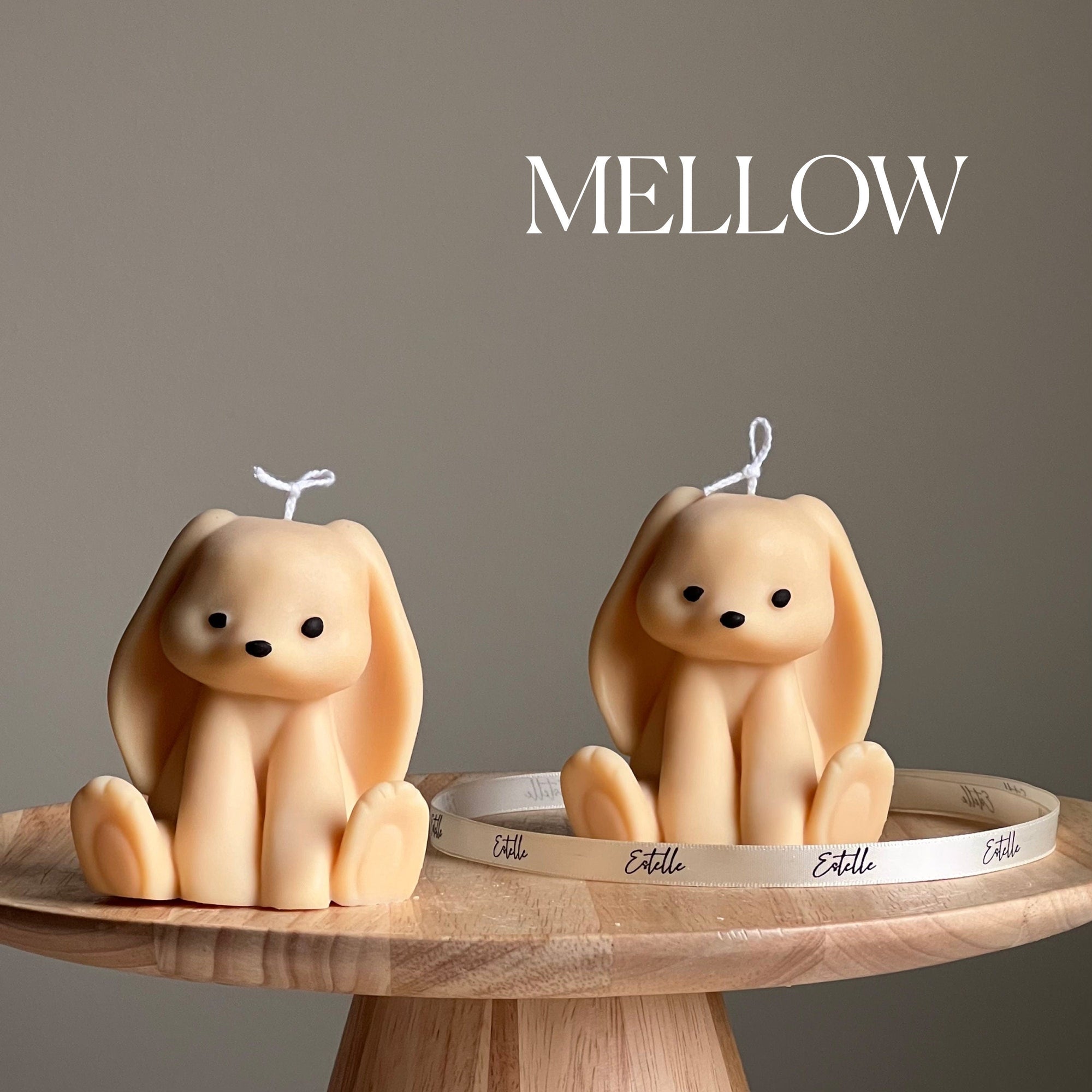 Cute Rabbit Soy Wax Candle | Handmade Home Decor-3