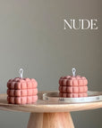 Cube Candle: Handmade Soy Pillar Candle, Home Decor