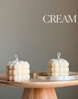 Cube Candle: Handmade Soy Pillar Candle, Home Decor