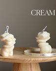 Handmade Soy Wax Female Body Candle with Snake