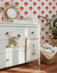 Strawberries Decal | Wall Decal Set for Kids Decor | Charming Set of Wall Stickers