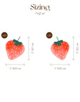 Strawberries Decal | Wall Decal Set for Kids Decor | Charming Set of Wall Stickers