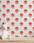Strawberries Decal | Wall Decal Set for Kids Decor | Charming Set of Wall Stickers