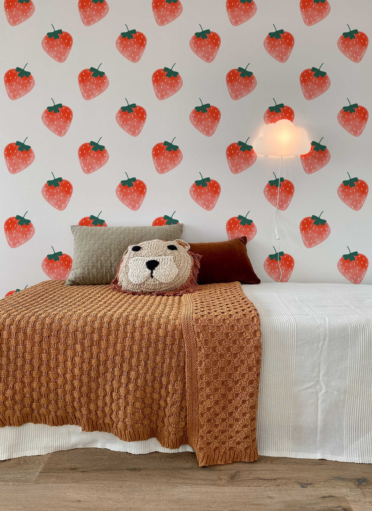 Strawberries Decal | Wall Decal Set for Kids Decor | Charming Set of Wall Stickers
