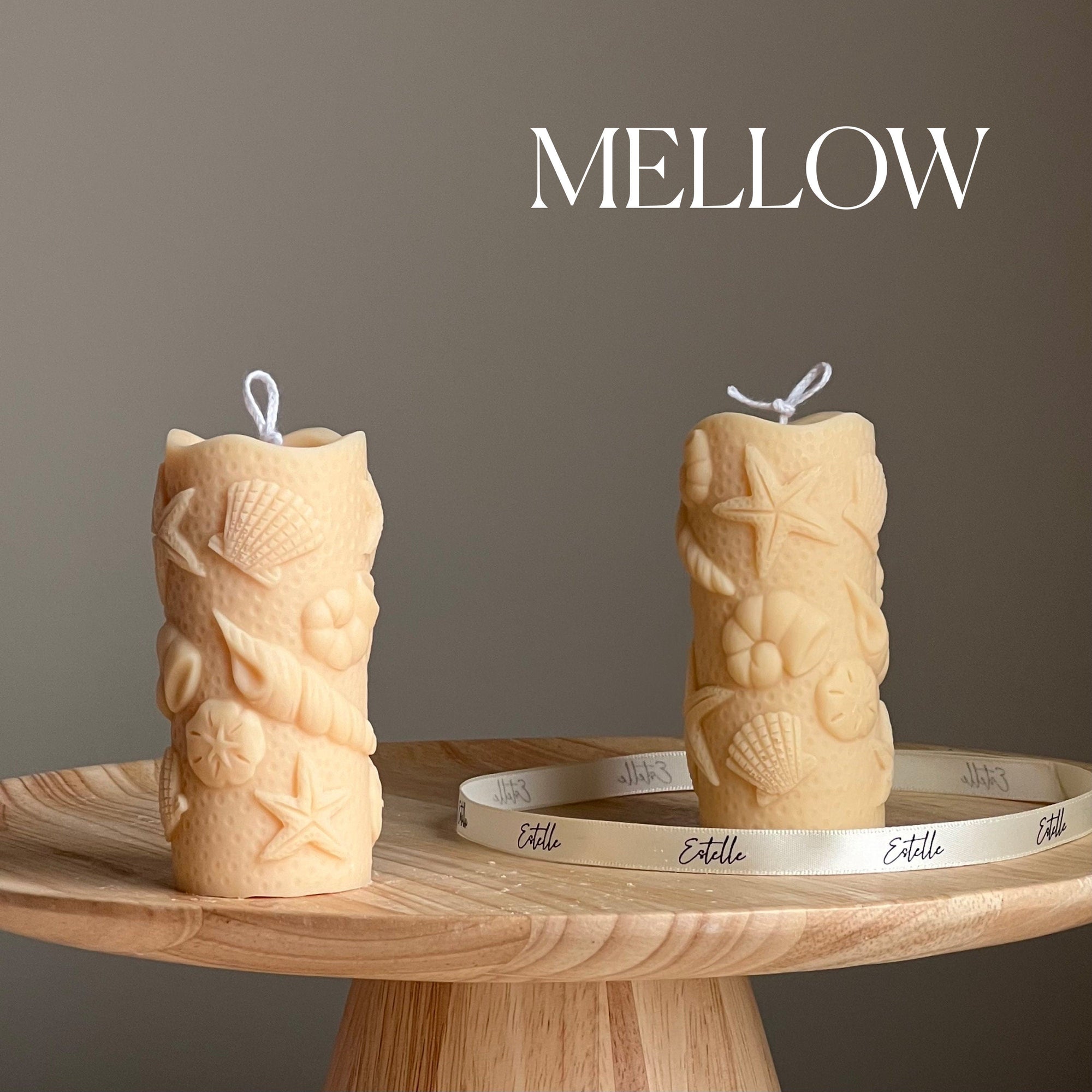 Handmade Soy Shell Candle | Conch Pillar, Home Decor-3