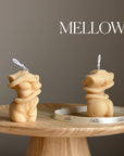 Handmade Soy Wax Female Body Candle with Snake