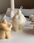 Handmade Curvy Body Soy Candle: Woman Torso Sculpture-2