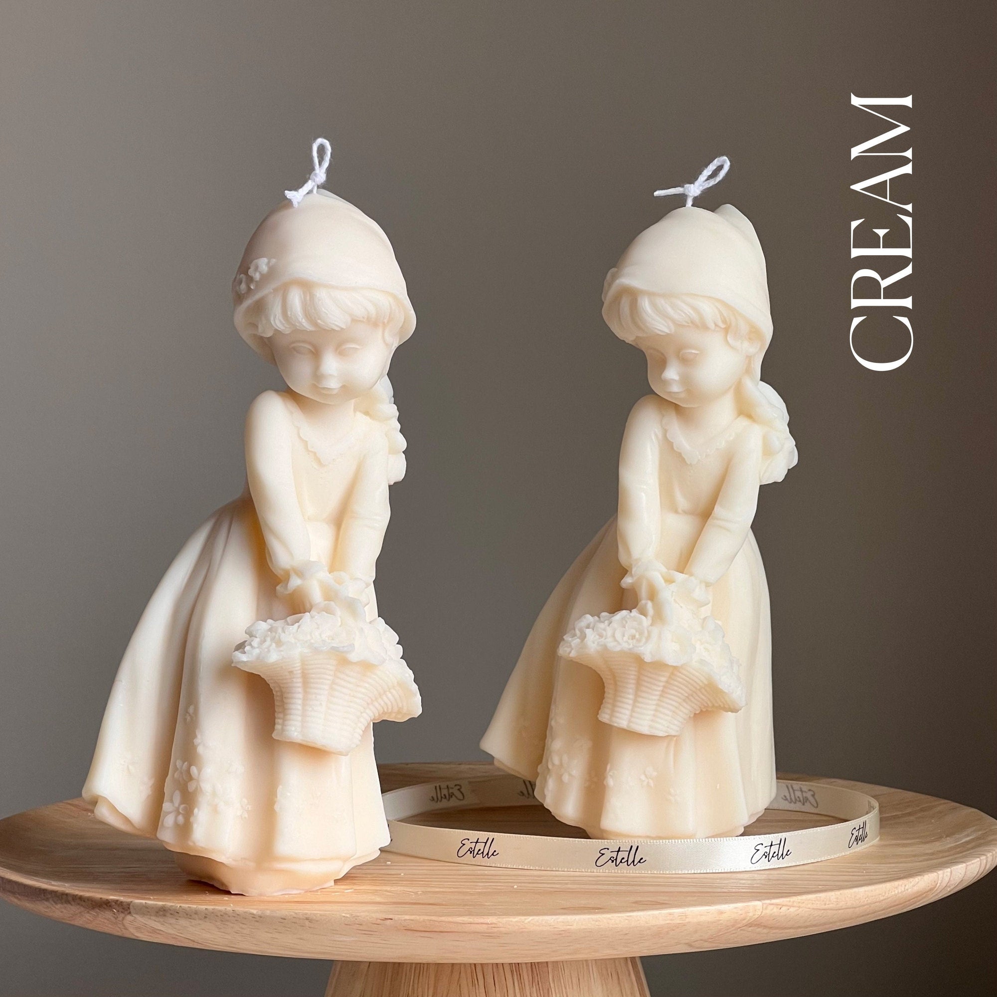 Sculptural Girl Soy Candle | Unique Aesthetic Home Decor-3