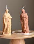 Zenobia Goddess Soy Candle: Greek Statue, Coffee Table Decor-0