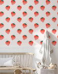 Strawberries Decal | Wall Decal Set for Kids Decor | Charming Set of Wall Stickers