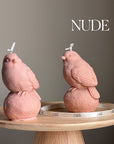Handmade Bird Soy Wax Candle: Sculptural Home Decor Gift-1