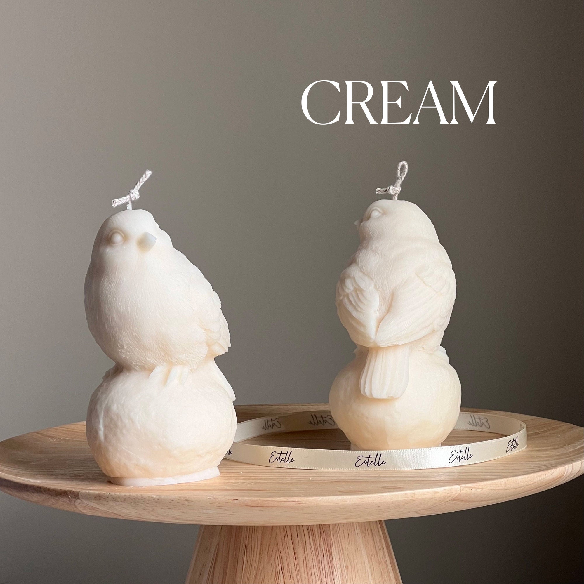 Handmade Bird Soy Wax Candle: Sculptural Home Decor Gift-2