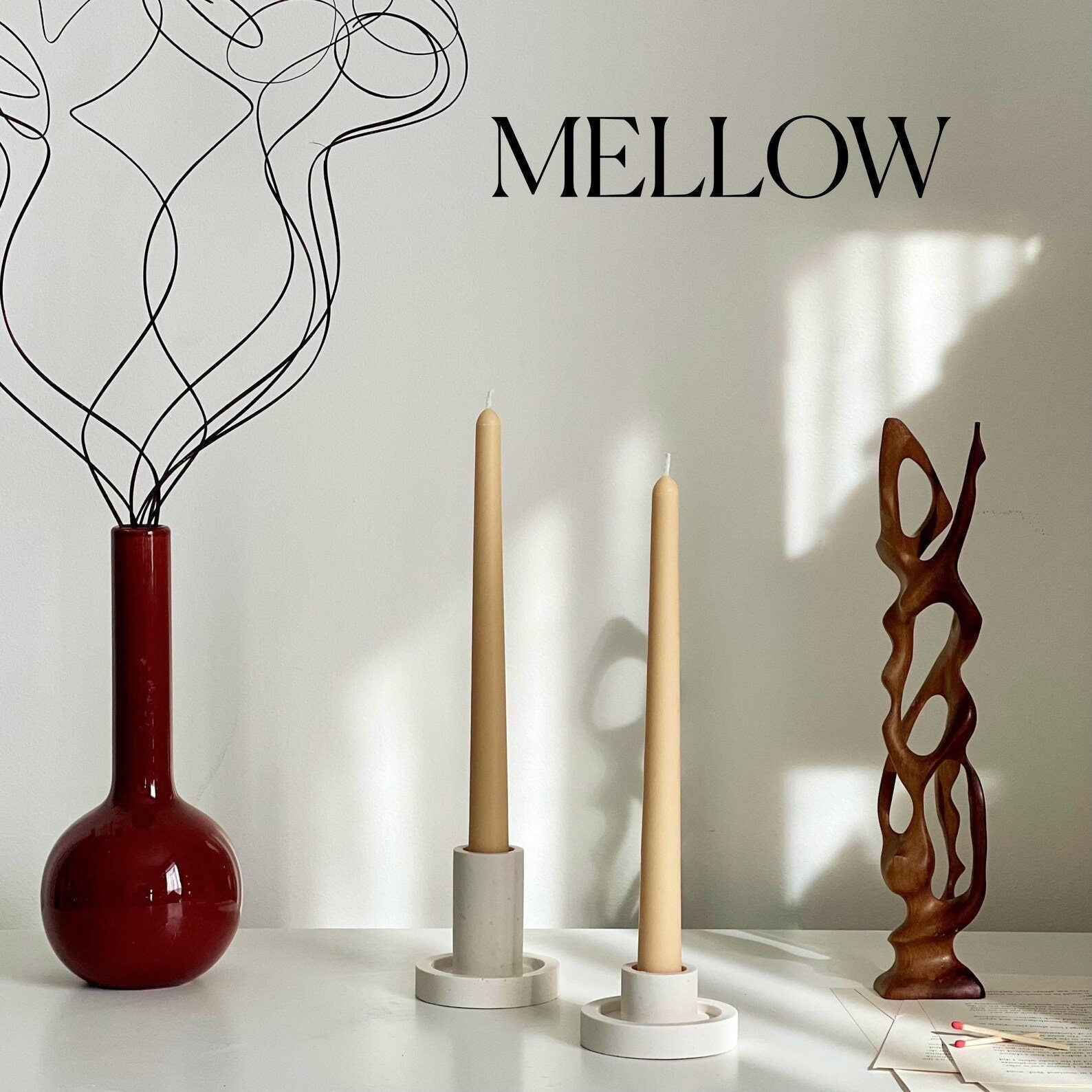Event Bulk Classic Taper Beeswax Candle