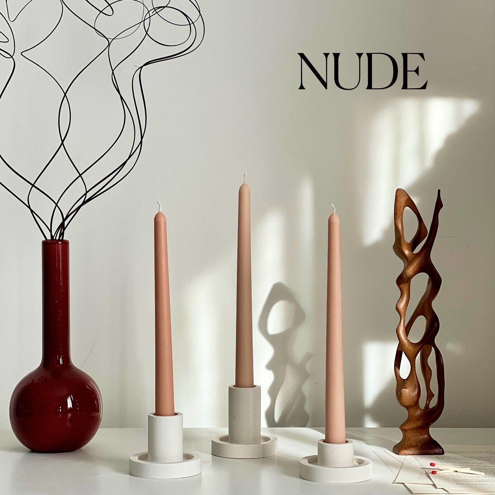 Event Bulk Classic Taper Beeswax Candle
