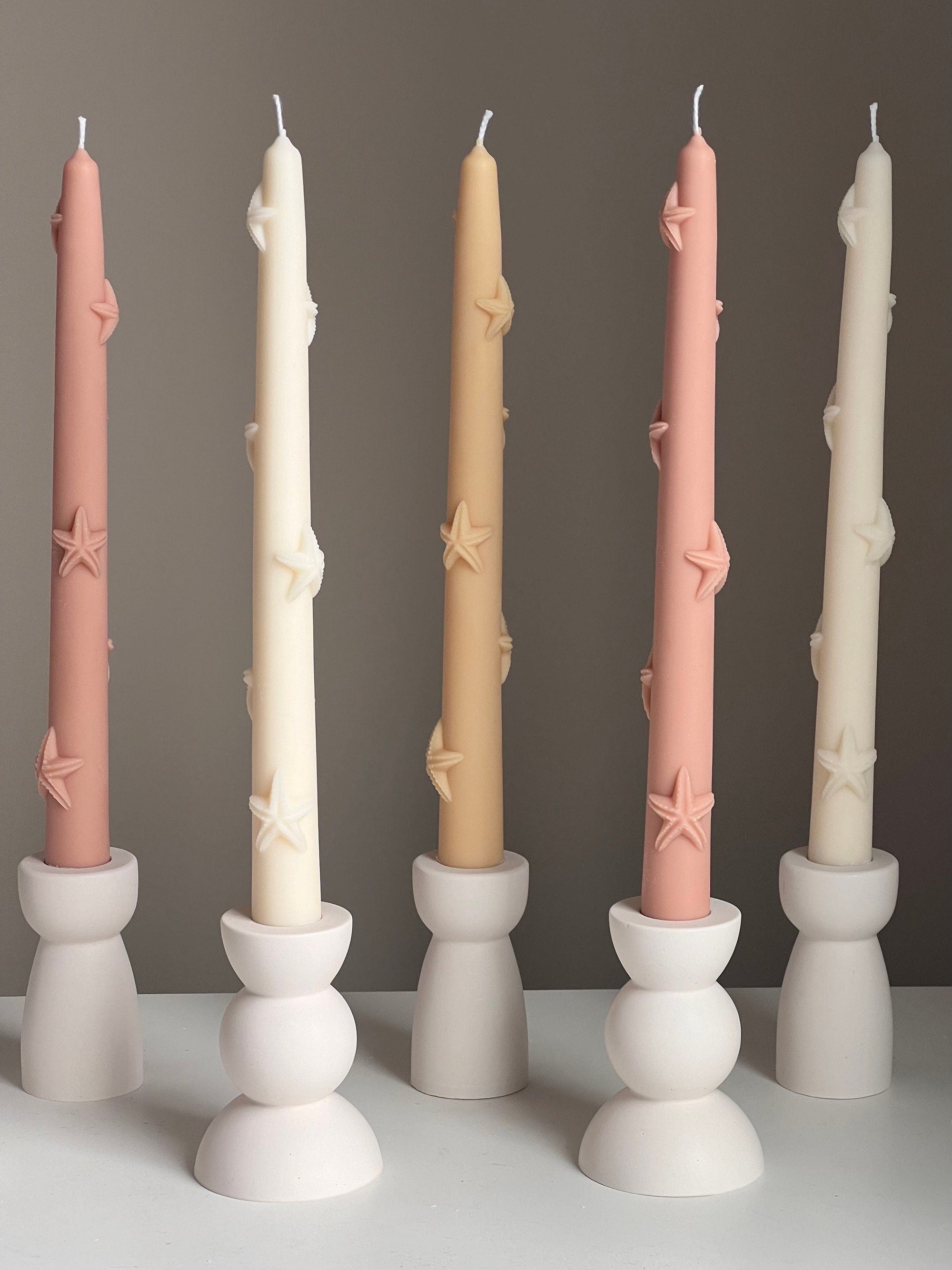 Starfish Taper Candle