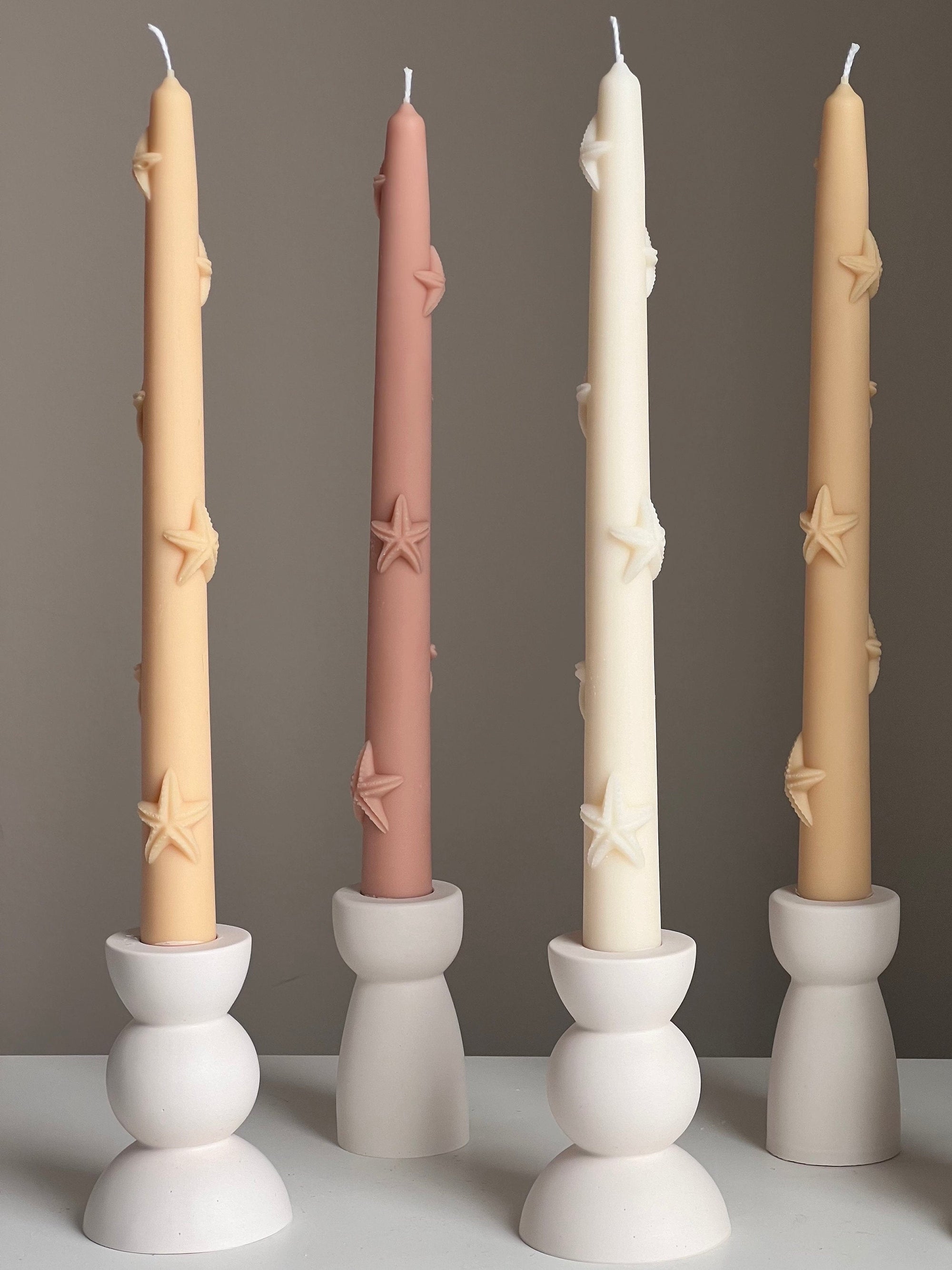 Starfish Taper Candle