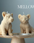Handmade Lion Candle: Sculptural Soy Wax Animal Candle-3
