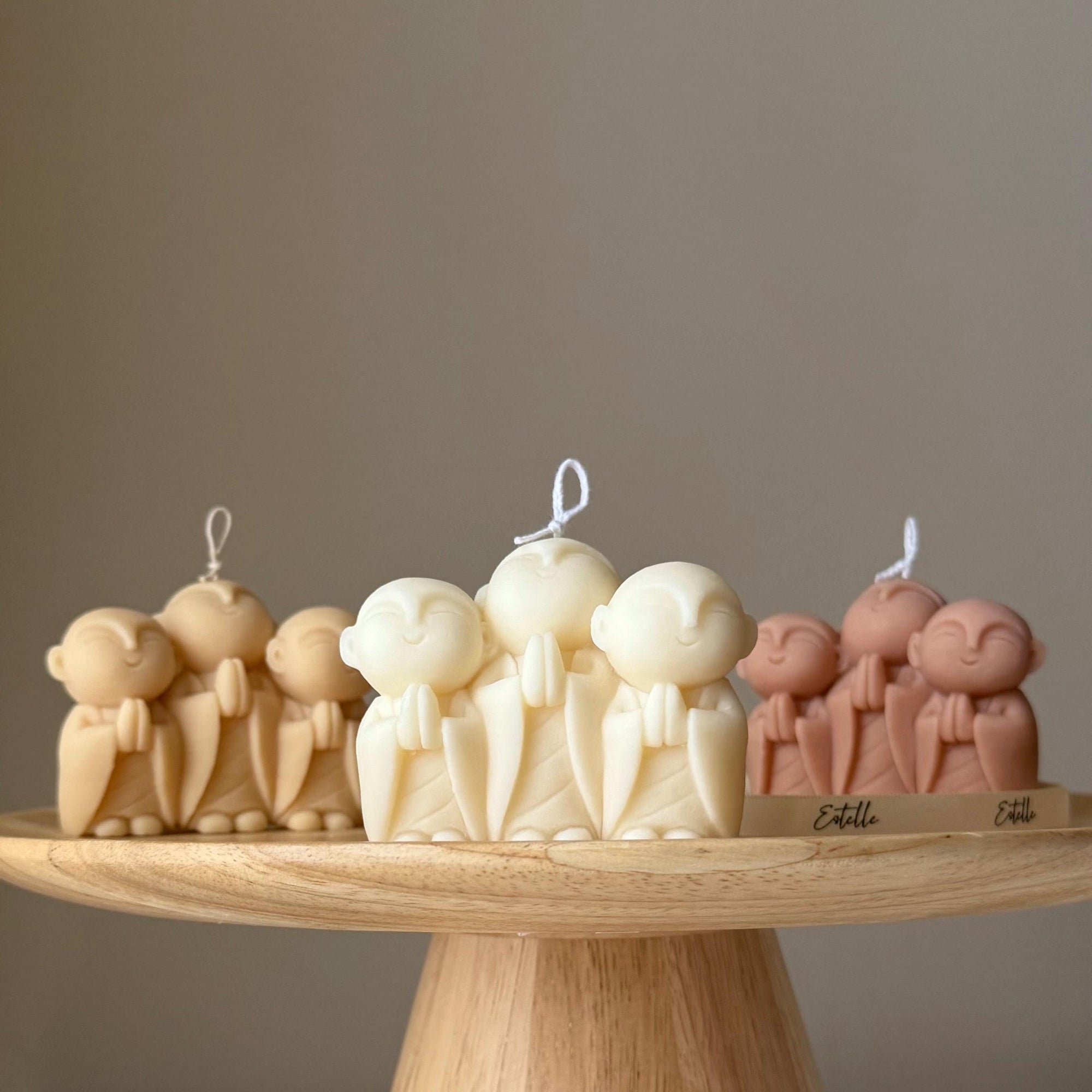 Cute Monk Candle | Handmade Soy Wax, Home Decor-4