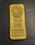 Cast Iron Gold Bullion Bar Paper Weight