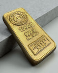 Cast Iron Gold Bullion Bar Paper Weight