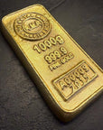 Cast Iron Gold Bullion Bar Paper Weight