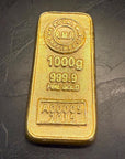 Cast Iron Gold Bullion Bar Paper Weight