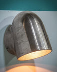Hopton Raw Cast Aluminium Mast Down Wall Light