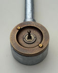 Single Gang 2 Way Antique Brass Conduit Light Toggle Switch