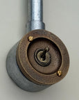 Single Gang 2 Way Antique Brass Conduit Light Toggle Switch