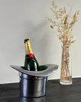 Top Hat Champagne Ice Bucket | Solid Cast Aluminium Wine & Bottle Cooler